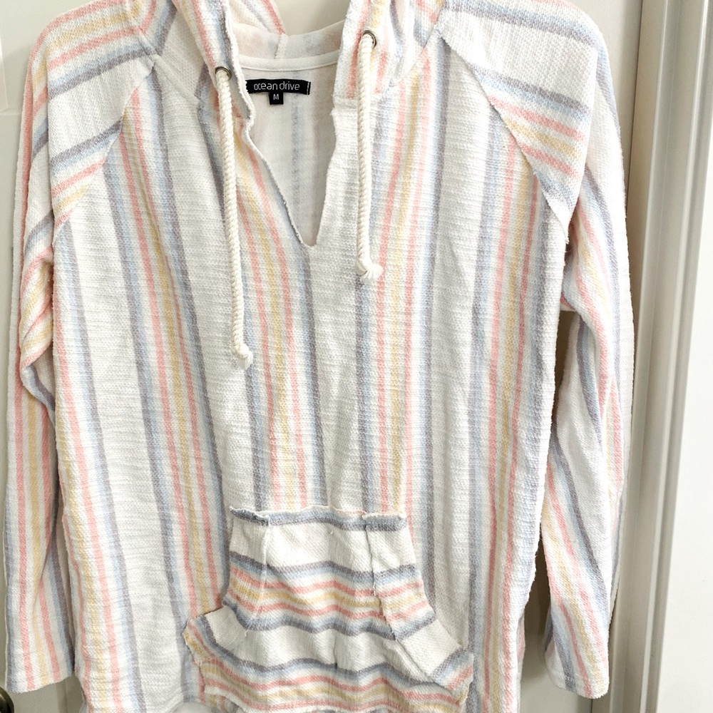 Beach Hoodie Sweatshirt- Medium